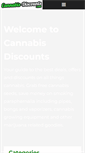 Mobile Screenshot of cannabis-discounts.com